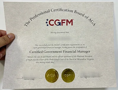 Buy Professional Certification Board of AGA certificate online. Get CGFM certificate online.
