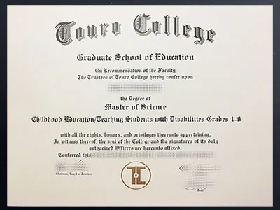 Get Touro College diploma, fake Touro College degree.