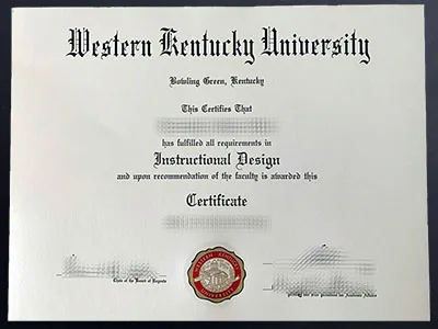 Order Western Kentucky University diploma