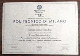 purchase realistic Politecnico di Milano diploma