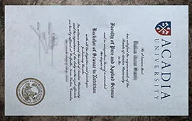 Buy a Certified Acadia University Diploma Now