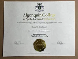 Algonquin College Diplomas: Buy with Confidence