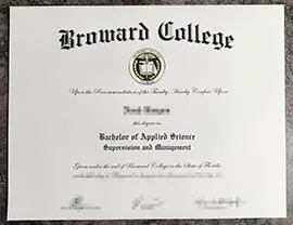 purchase realistic Broward College degree