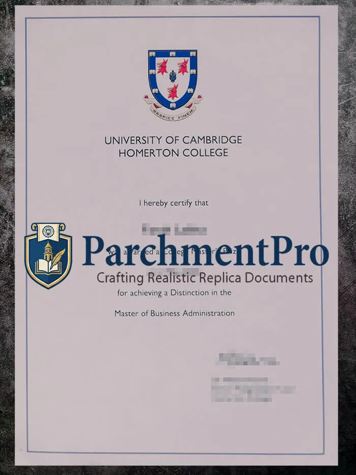 purchase realistic Homerton College Cambridge diploma
