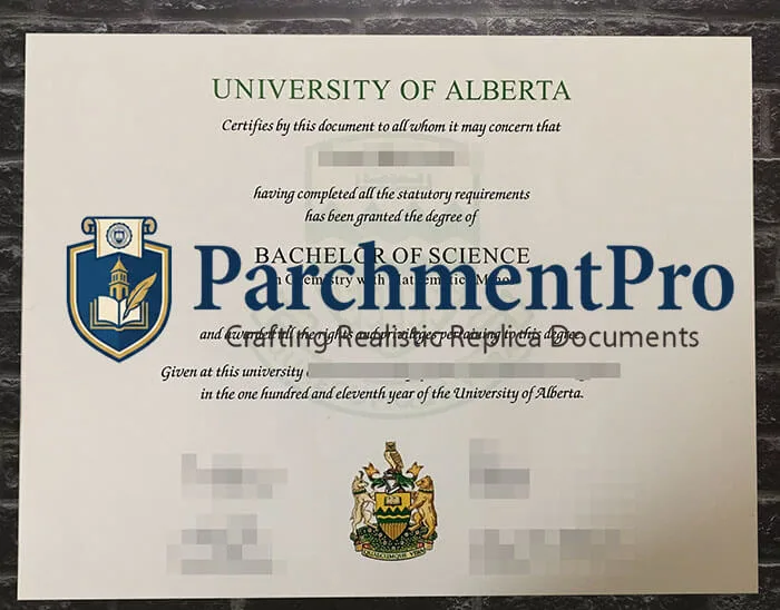 purchase realistic University of Alberta diploma