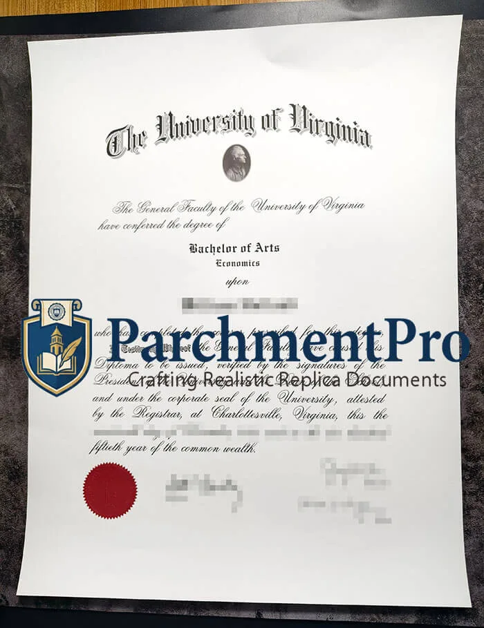 purchase realistic University of Virginia diploma